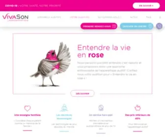 Vivason.fr(Appareils auditifs et prothèses auditives) Screenshot
