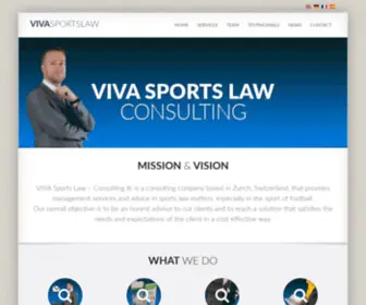Vivasportslaw.com(VIVA Sports Law) Screenshot