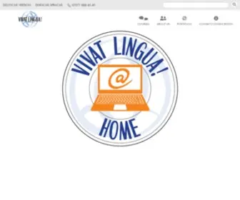 Vivat-Lingua.de(We offer the following language courses) Screenshot