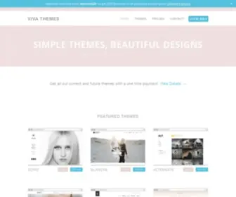 Vivathemes.com(Simple, Clean and Beautiful WordPress Themes) Screenshot