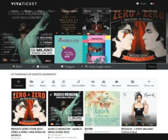 Vivaticket.it(Biglietti online) Screenshot