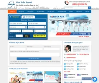 Vivatrantravel.vn(Đặt vé máy bay giá rẻ) Screenshot