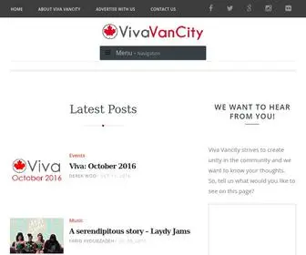 Vivavancity.com(Viva Vancity) Screenshot