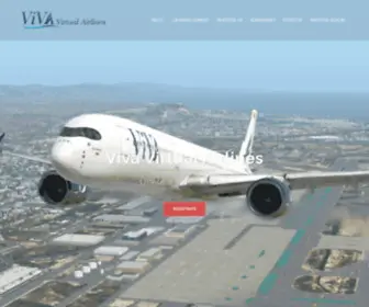 Vivavirtualairlines.com(Viva Virtual Airlines) Screenshot