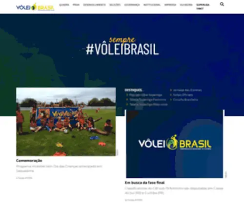 Vivavolei.org.br(Confedera) Screenshot