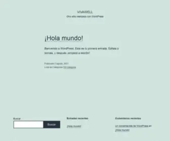 Vivawellok.com(Otro sitio realizado con WordPress) Screenshot