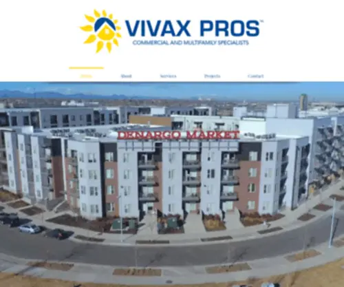 Vivaxproscommercial.com(Vivax Pros) Screenshot