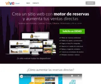 Vive.travel(Diseño de Páginas Web para Hoteles) Screenshot