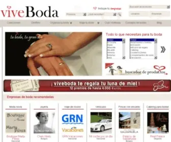 Vivebodamadrid.net(Portal exclusivo para organizar tu boda en Madrid) Screenshot