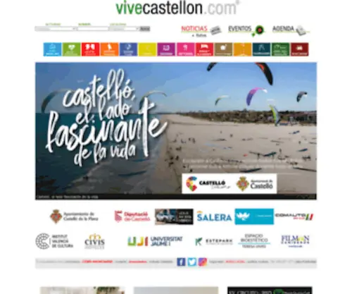 Vivecastellon.es(Castellón de la plana) Screenshot