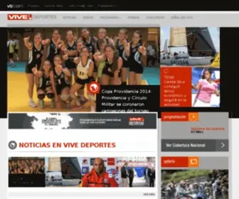 Vivedeportes.cl(Vive Deportes) Screenshot