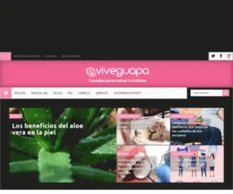 Viveguapa.com(Consejos para realzar tu belleza) Screenshot