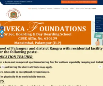 Vivekafoundations.com(Viveka Foundation) Screenshot