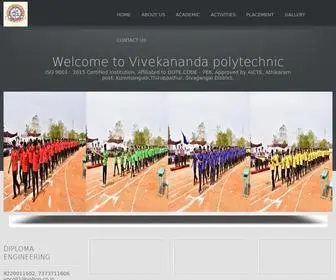 Vivekanandapoly.org(ISO 9001) Screenshot