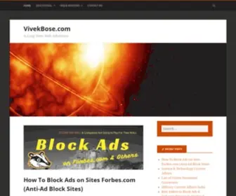 Vivekbose.com(A Long Term Web Adventure) Screenshot