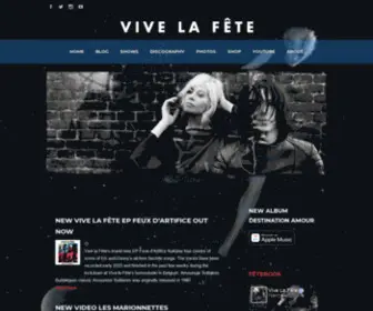 Vivelafete.be(Vive la Fête) Screenshot