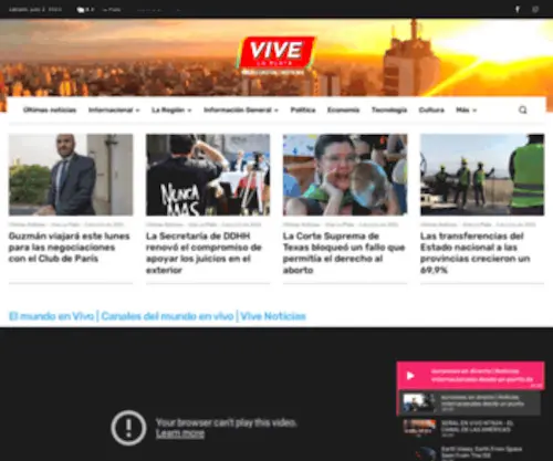 Vivelaplata.com.ar(Noticias de La Plata) Screenshot