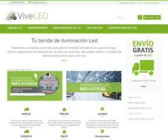 Viveled.com(Iluminacione led) Screenshot