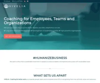 Vivelia.de(Wirksame psychologische Online) Screenshot