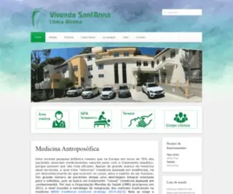 Vivendasantanna.com.br(Clinica médica) Screenshot