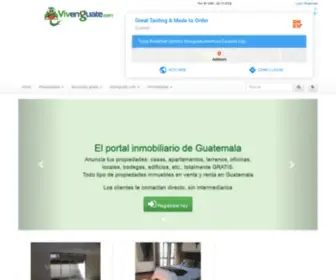 Vivenguate.com(Anuncios clasificados gratis bienes raices en Guatemala) Screenshot