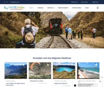 Vivenow.ec(ViveNow Cuenca Agencia de Turismo y Viajes) Screenshot