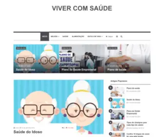 Vivercomsaude.site(Portal com dicas de saúde) Screenshot