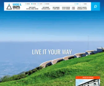 Vivereilgrappa.it(Consorzio Turistico del Monte Grappa) Screenshot