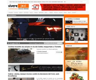Viverejesi.it(Notizie del 31 maggio 2021 • Vivere Jesi notizie per la città e il territorio) Screenshot