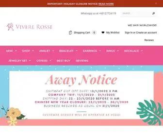 Vivererosse.com(Vivere Rosse) Screenshot