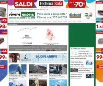 Vivereumbria.biz(Notizie del 15 agosto 2021 • Vivere Umbria notizie per la città e il territorio) Screenshot