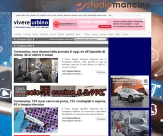 Vivereurbino.it(Notizie del 8 giugno 2020 • Vivere Urbino notizie per la città e il territorio) Screenshot