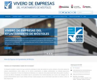 Viveroempresasmostoles.es(Vivero de Empresas del Ayuntamiento de Móstoles) Screenshot
