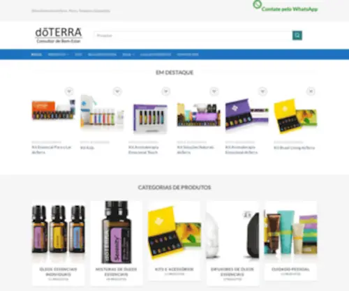 Viveroleoessencial.com.br(Óleos Essenciais doTerra) Screenshot