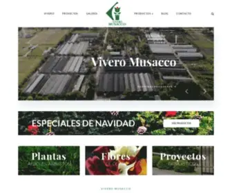 Viveromusacco.com.uy(Vivero Musacco) Screenshot