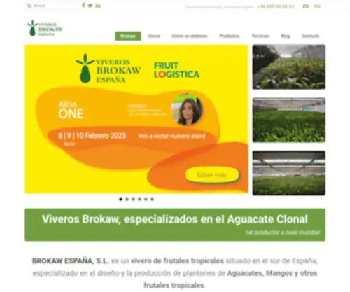 Viverosbrokaw.com(Viveros Brokaw) Screenshot