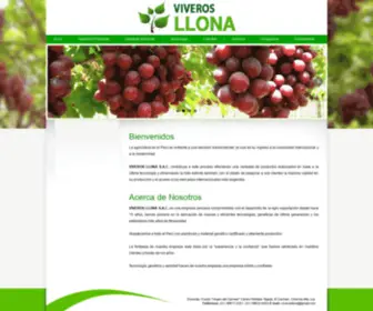 Viverosllona.com(VIVEROS LLONA) Screenshot