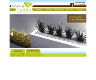 Viverosparra.com(Viveros Parra) Screenshot