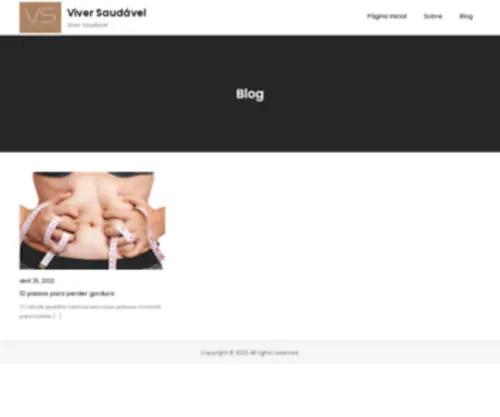 Viversaudavel.net(Viver Saudável) Screenshot