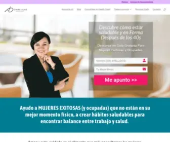Vivesanamente.com(Coaching nutricional para mujeres con Diana Alva) Screenshot