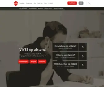 Vivesopafstand.be(VIVES op afstand) Screenshot