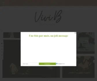 Vivi-B.com(Blog féminin) Screenshot
