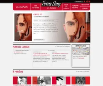 Viviane-Hamy.fr(Editions Viviane Hamy) Screenshot