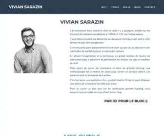 Viviansarazin.com(Vivian Sarazin) Screenshot