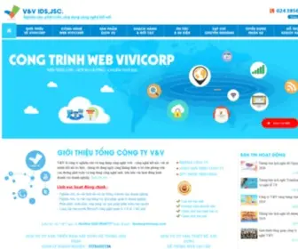 Vivicorp.com(Thiết kế web cao cấp) Screenshot