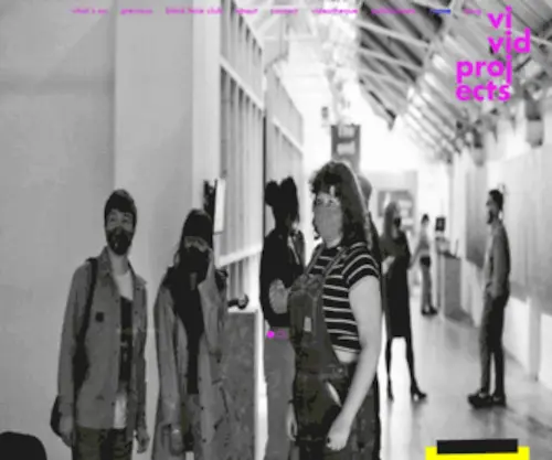 Vivid.org.uk(Vivid Projects) Screenshot