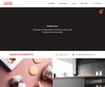 Vividcreative.com(Vivid Is A Leading Web Design & Branding Agency in Sheffield) Screenshot