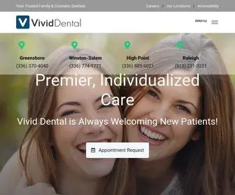 Vividdental.com(Vivid Dental) Screenshot