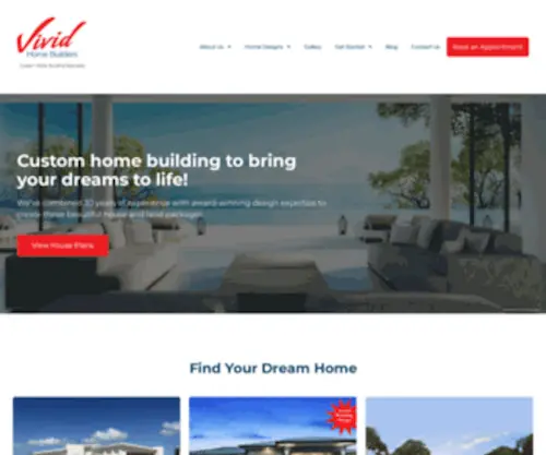 Vividhomebuilders.com.au(Home design in Hervey Bay) Screenshot