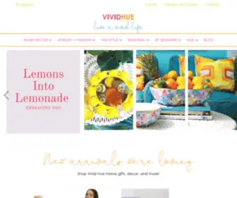 Vividhuehome.com(Vivid Hue Home) Screenshot